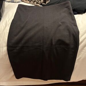 Gray Pencil Skirt